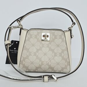 kate spade Flower PVC Mini Top Handle Crossbody